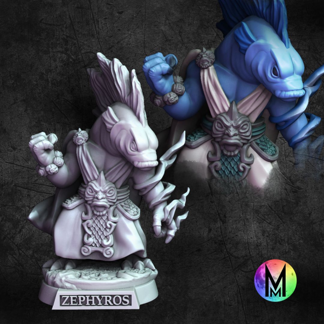 Sahuagin / Kuo-Toa - Zephyros the Sahuagin Sorcerer ( Kuo-Toa / Sahuagin proxy)